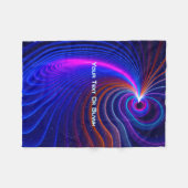 De ruimtekromming fleece deken (Voorkant (Horizontaal))