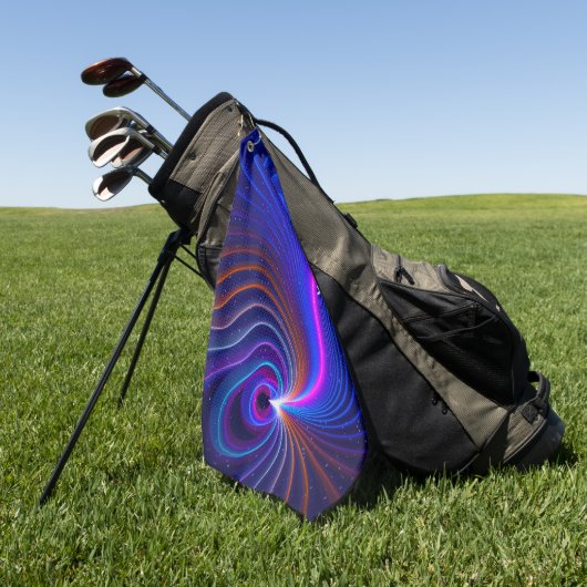 De ruimtekromming golfhanddoek (Groen)