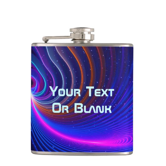 De ruimtekromming heupfles (Voorkant)