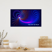 De ruimtekromming poster (Keuken)