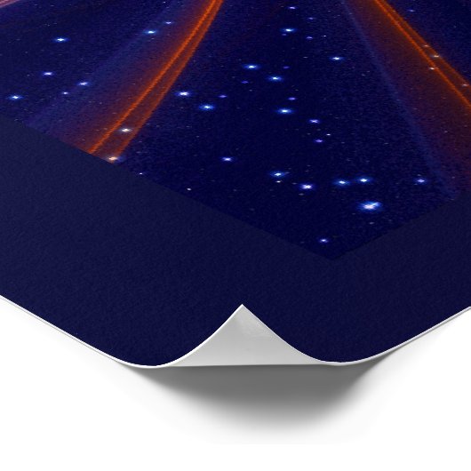 De ruimtekromming poster (Hoek)