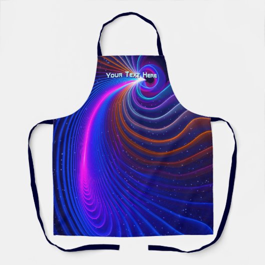 De ruimtekromming schort (Voorkant)