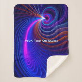 De ruimtekromming sherpa deken (Voorkant)