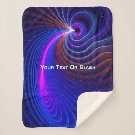 De ruimtekromming sherpa deken (Voorkant)