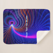 De ruimtekromming sherpa deken (Voorkant (horizontaal))