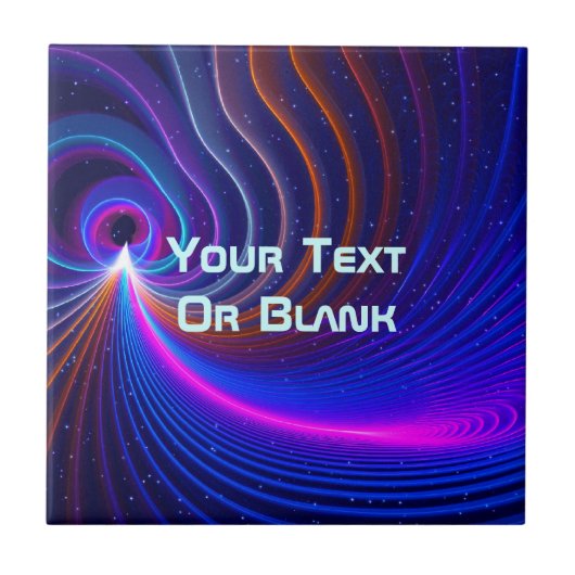 De ruimtekromming tegeltje (Voorkant)