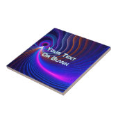 De ruimtekromming tegeltje (Zijkant)