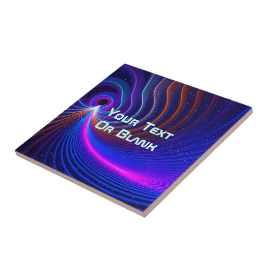 De ruimtekromming tegeltje (Zijkant)