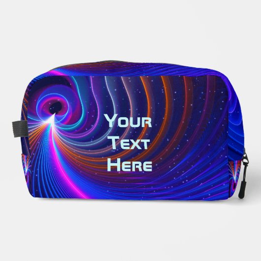 De ruimtekromming toilettasje (Voorkant)