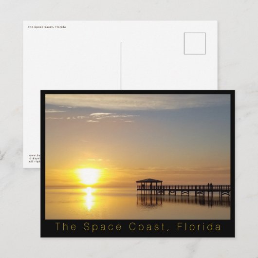 De ruimtekust in Florida Briefkaart (Voorkant / Achterkant)
