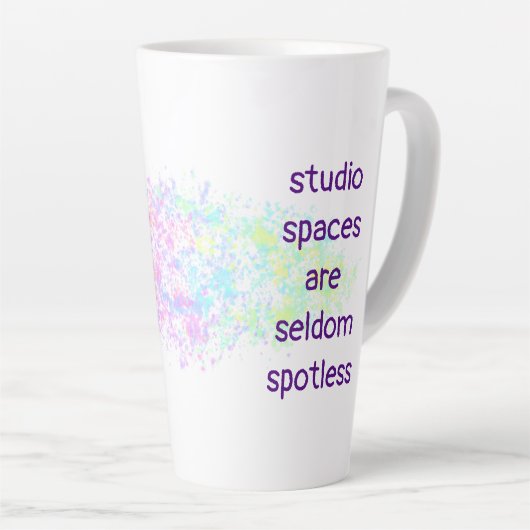 "De ruimten van de Studio zijn zelden machteloos"  Latte Mok (Rechterhoek)