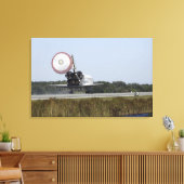 De ruimtependelAtlantis ontruimt zijn belemmerings Canvas Afdruk (Insitu (Woonkamer))