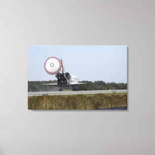 De ruimtependelAtlantis ontruimt zijn belemmerings Canvas Afdruk