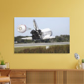 De ruimtependelAtlantis ontruimt zijn belemmerings Canvas Afdruk (Insitu (Woonkamer))