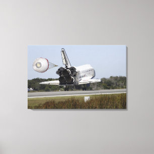 De ruimtependelAtlantis ontruimt zijn belemmerings Canvas Afdruk