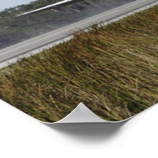 De ruimtependelAtlantis ontruimt zijn belemmerings Poster (Hoek)