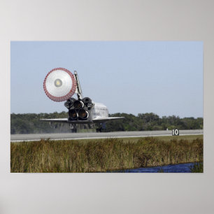 De ruimtependelAtlantis ontruimt zijn belemmerings Poster