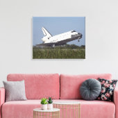 De ruimtependelAtlantis raken aan baan 3 Canvas Afdruk (Insitu (Woonkamer))