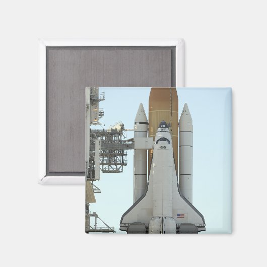 De ruimtependelAtlantis zit op het lanceringspad Magneet (Voorkant / Achterkant)