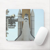 De ruimtependelAtlantis zit op het lanceringspad Muismat (Met muis)