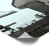 De ruimtependelAtlantis zit op het lanceringspad Poster (Hoek)