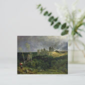 De ruïnes van Chateau DE Pierrefonds, 1861 Briefkaart (Staand voorkant)