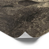 De ruïnes van de pool Bethesda in Jeruzalem Poster (Hoek)