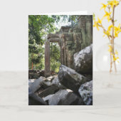 De Ruïnes van de tempel Kaart (Gele Bloem)