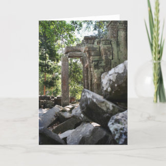 De Ruïnes van de tempel Kaart