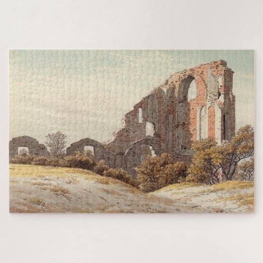 De ruïnes van Eldena - Caspar David Friedrich Legpuzzel (Horizontaal)