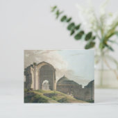 De ruïnes van het paleis in Madurai, 1798 Briefkaart (Staand voorkant)