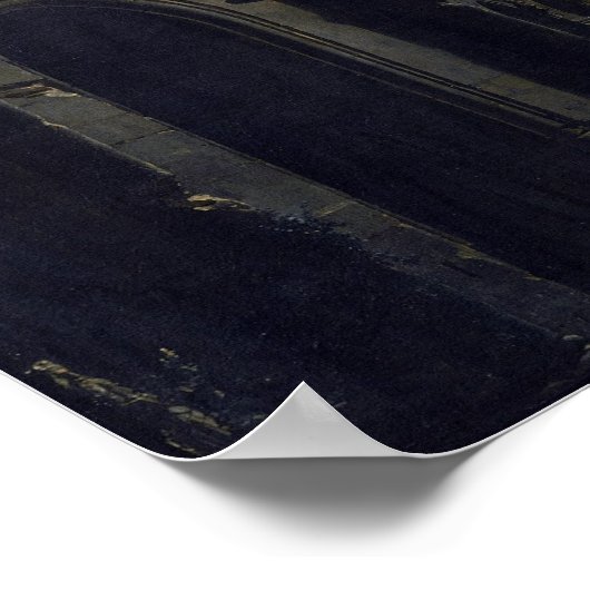 De ruïnes van Holyrochapel Poster (Hoek)