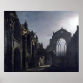 De ruïnes van Holyrochapel Poster (Voorkant)