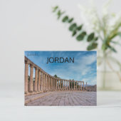 De ruïnes van Jerash Jordan Briefkaart (Staand voorkant)