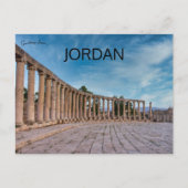 De ruïnes van Jerash Jordan Briefkaart (Voorkant)