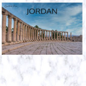 De ruïnes van Jerash Jordan Briefkaart