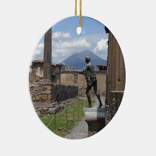 De ruïnes van Pompeii Keramisch Ornament (Rechts)