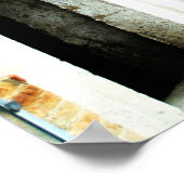 De ruïnes van Pompeii - markt met tempels Poster (Hoek)