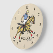 de ruiter club van de polosport grote klok (Hoek)