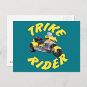 De Ruiter van Trike in Geel Briefkaart (Voorkant / Achterkant)