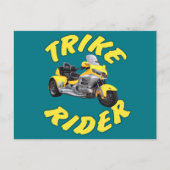 De Ruiter van Trike in Geel Briefkaart (Voorkant)