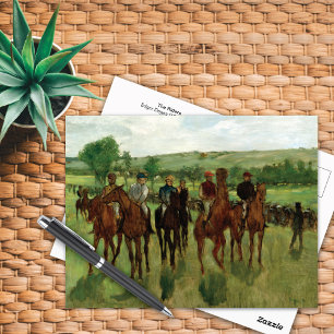De ruiters paarden Edgar Degas Briefkaart