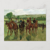 De ruiters paarden Edgar Degas Briefkaart (Voorkant)