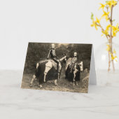 de Ruiters van het de jaren 1900Skelet Kaart (Gele Bloem)