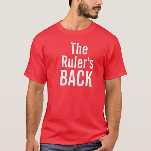 De Ruler's back T-shirt (Voorkant)