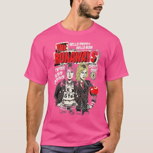De Runaways Cherry Bomb T-shirt (Voorkant)