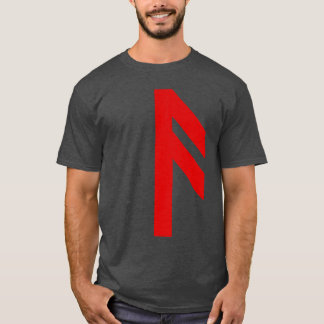 De Rune Ansuz (rood) T-shirt