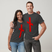 De Rune Nauthiz (rood) T-shirt (Unisex)