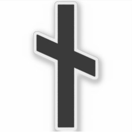 De Rune Nauthiz (zwart) Sticker