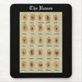 De Runes mousepad Muismat (Voorkant)
